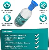 The Labsales Company I-Wash Bottle with Eye Bath 500 ml Premium Sterile Eye Wash view 2
