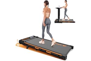 AIRHOT AlRHOT Walking Pad with Incline, 15° Incline Under Desk Treadmill with Remote Control, 2.5HP Walking Pad Treadmill with LED Display for Walking & Climbing at Home or Office，265LB Capacity