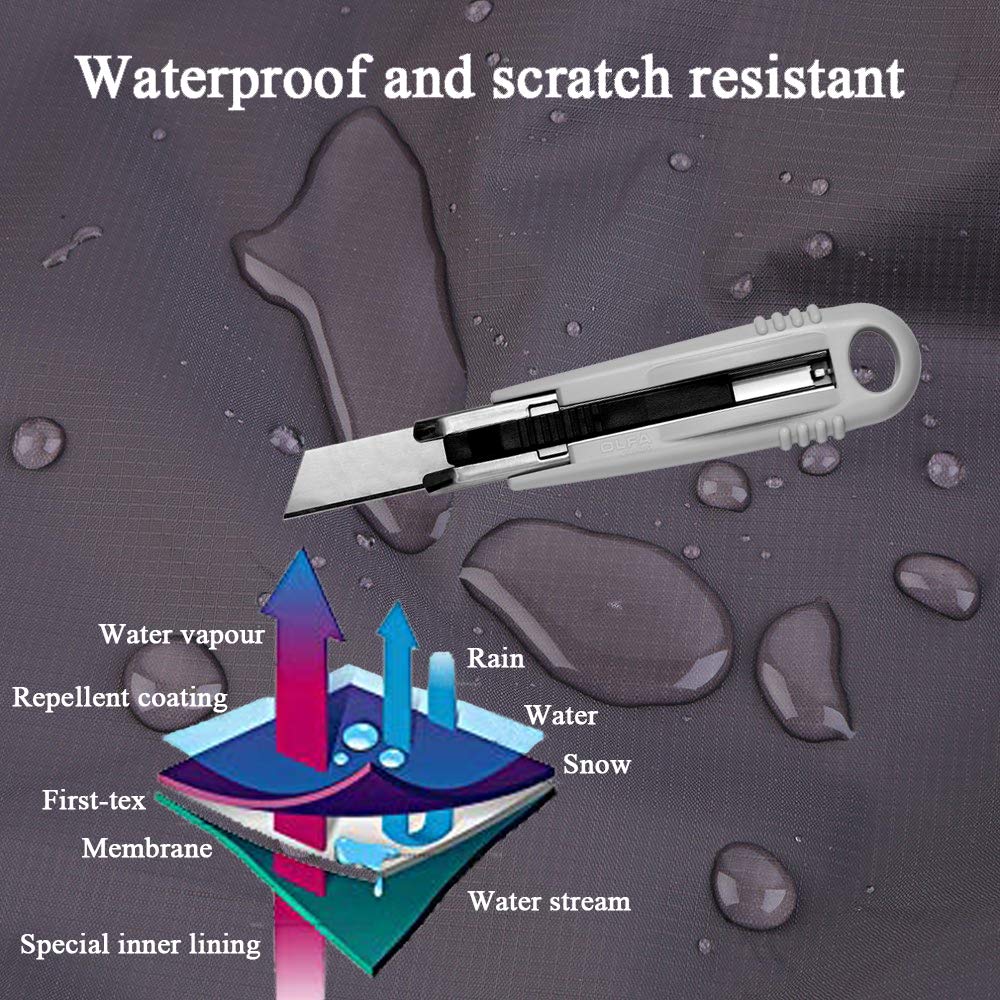 Y&R Direct Backpack Rain Cover for 15-90L,100% Waterproof Backpack Cover, Upgraded Anti-Slip Cross Buckle Strap,Rainproof Storage Pouch,Strengthened Layer for Hiking Camping Traveling Cycling