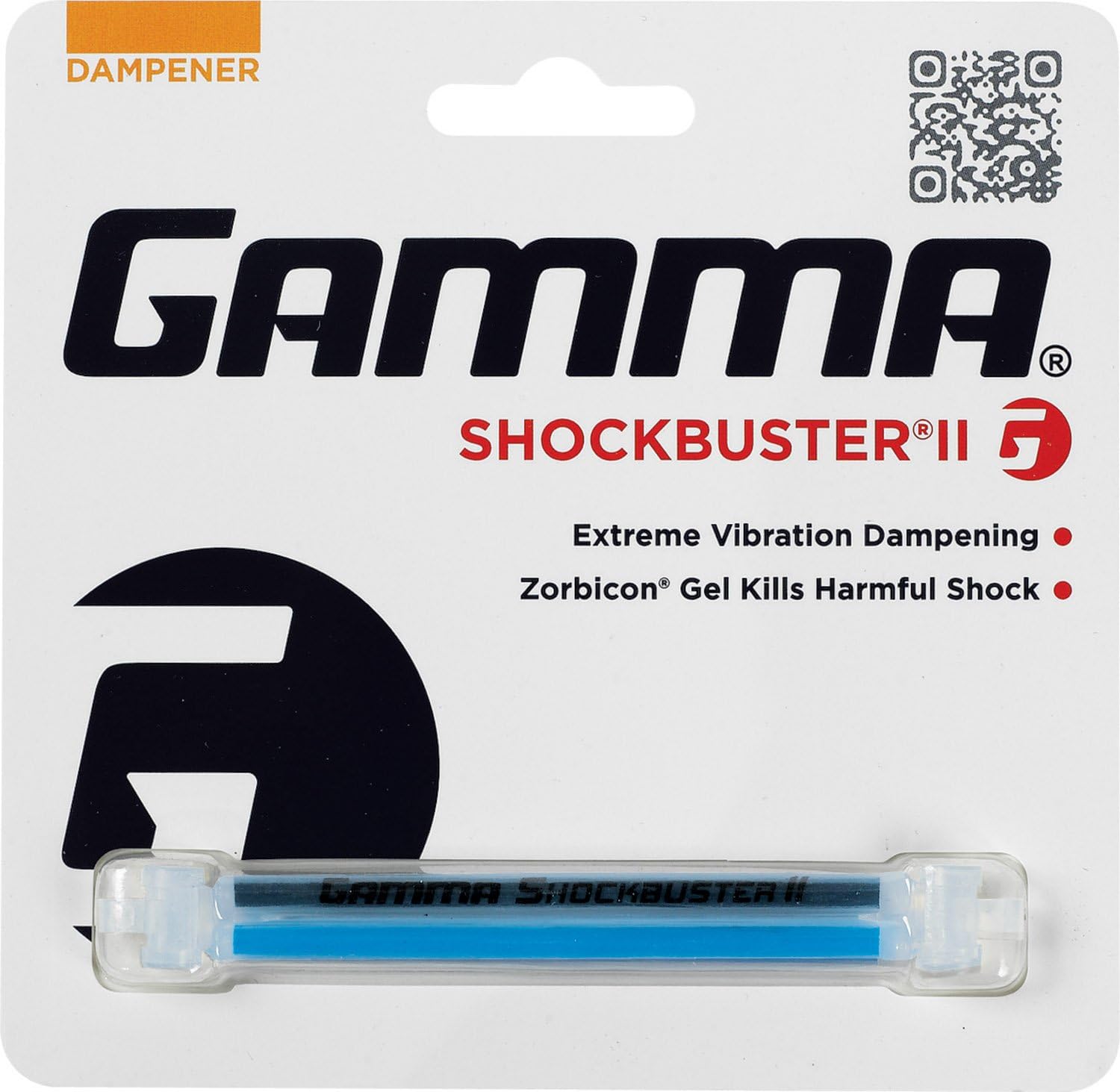 Gamma Shockbuster II Vibration Dampener, Tennis Racquet Shock Absorber, Advanced Zorbicon Gel for Maximum Vibration Reduction : Tennis Vibration Dampeners : Sports & Outdoors