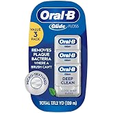 Oral-B Glide Deep Clean Cool Mint Dental Floss, Value 3 Pack (40m Each)
