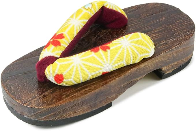 Amazon Co Jp キョウエツ 下駄 キッズ 焼桐下駄 和柄鼻緒 ガールズ 服 ファッション小物