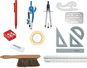 Westcott 15-Piece Architectural Drafting Set (16367)