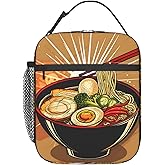 VANZEV Insulated Lunch Box for Women Men, Ramen Theme Lunch Box Reusable Portable Lunch Bag Cooler Tote Waterproof Lunch Container for Office Picnic Work Travel