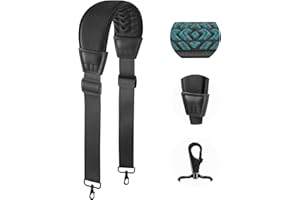 FIEIL 3D Air Cushion Ultra Comfortable Bag Strap, 67" Thicken Shoulder Strap with Double Adjustable Buckles and Metal Hooks, Ideal for Laptop Messenger Bag/Crossbody Bag(Reduced Stress)