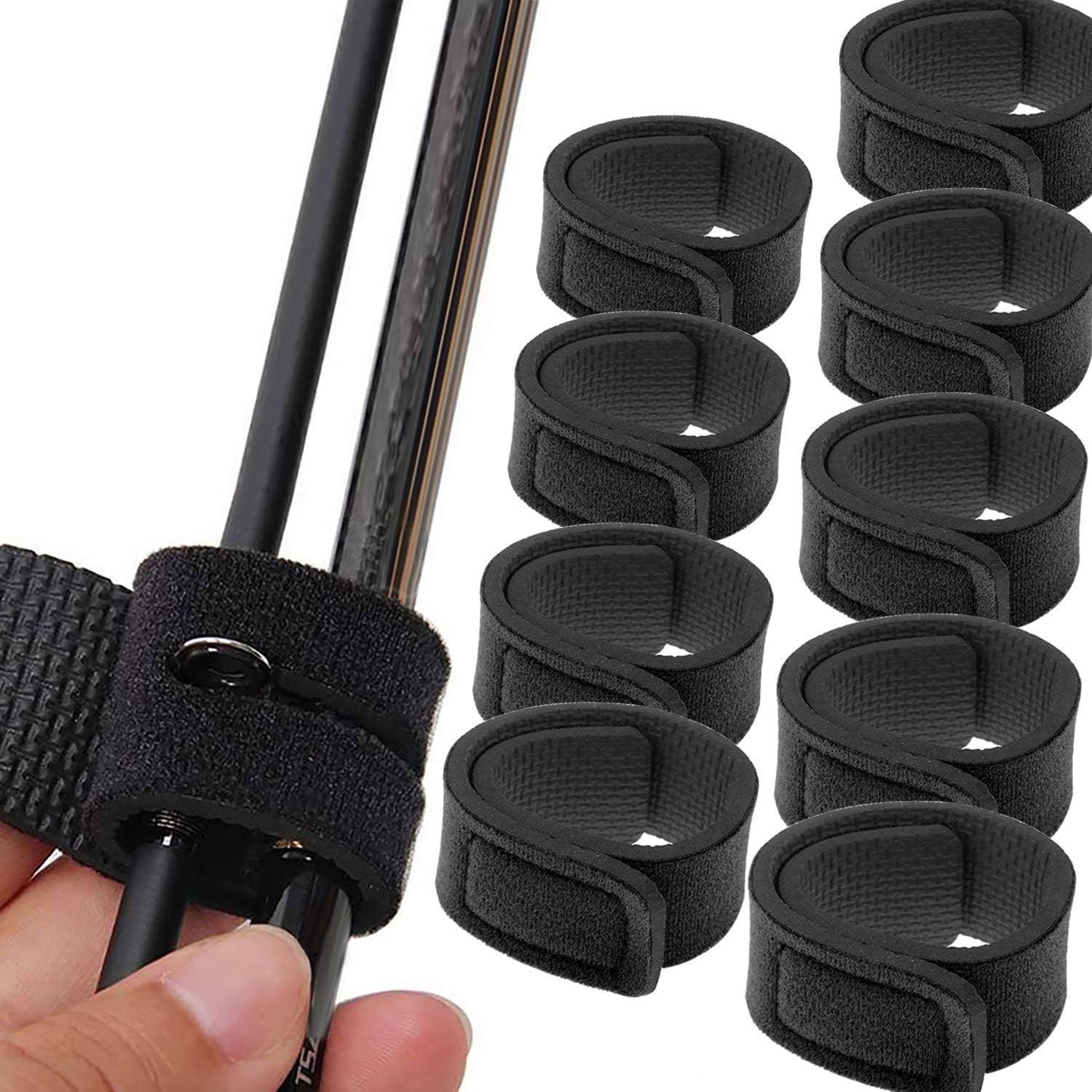 velcro fishing rod straps