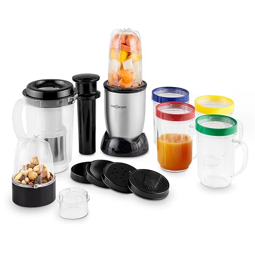 title=oneConcept Smoothie 2G mixer dispositivo 4-in1 multifunzione (motore da 220W a