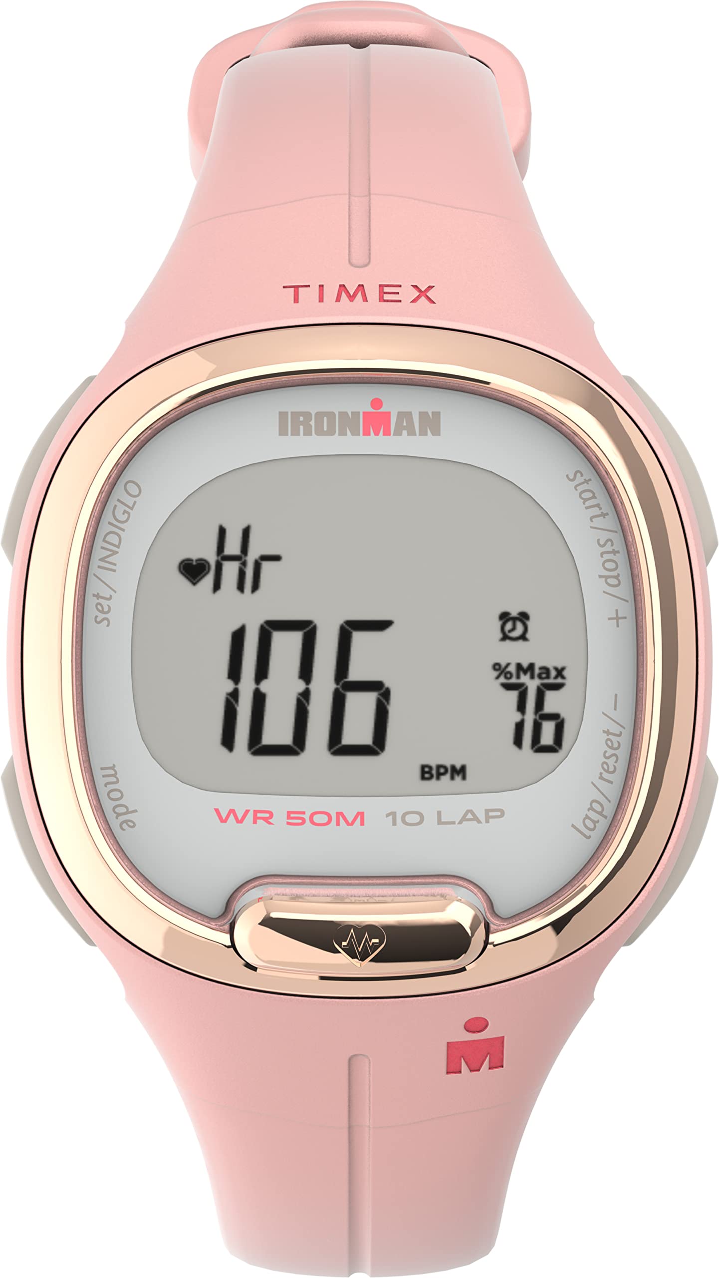 Timex Ironman Women's 33mm Digital Watch with Activity Tracking & Heart Rate TW5M48100