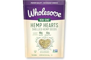 Wholesome Hemp Hearts Gluten Free Shelled Hemp Seeds, 16 Ounce Bag