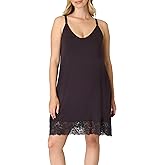 Bali Women's Nightgown Chemise, Breathe Lace-Trim Nightgowns for Women with Adjustable Straps, Breathable Chemise Gown
