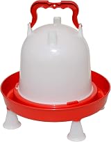 Supa Deluxe 6 Litre Poultry Water Drinker Heavy Duty Made UK Chicken Game Bird view 3