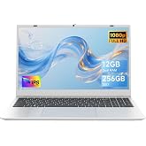 15.6" Laptop, 12GB RAM 256GB SSD, Pentium 6500Y Processor (Up to 3.4GHz) | 1080P FHD IPS Display, USB3.2, Type-C, HDMI, laptop for daily work, Laptops for Business, Students, Daily Office