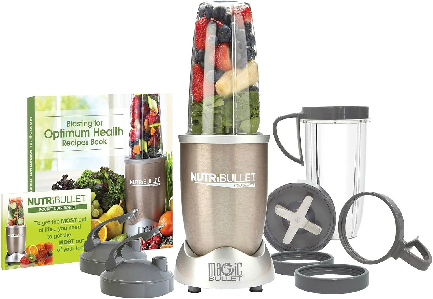 Nutribullet Pro Deluxe Edition Set de 13 Piezas Para Batidora: Amazon ...