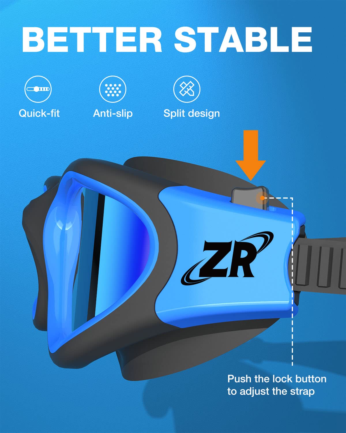 ZIONOR G1 Schwimmbrille, polarisiert, Uni, Erwachsene, Damen, Anti-Beschlag, 100% UV-Schutz, Taucherbrille 6