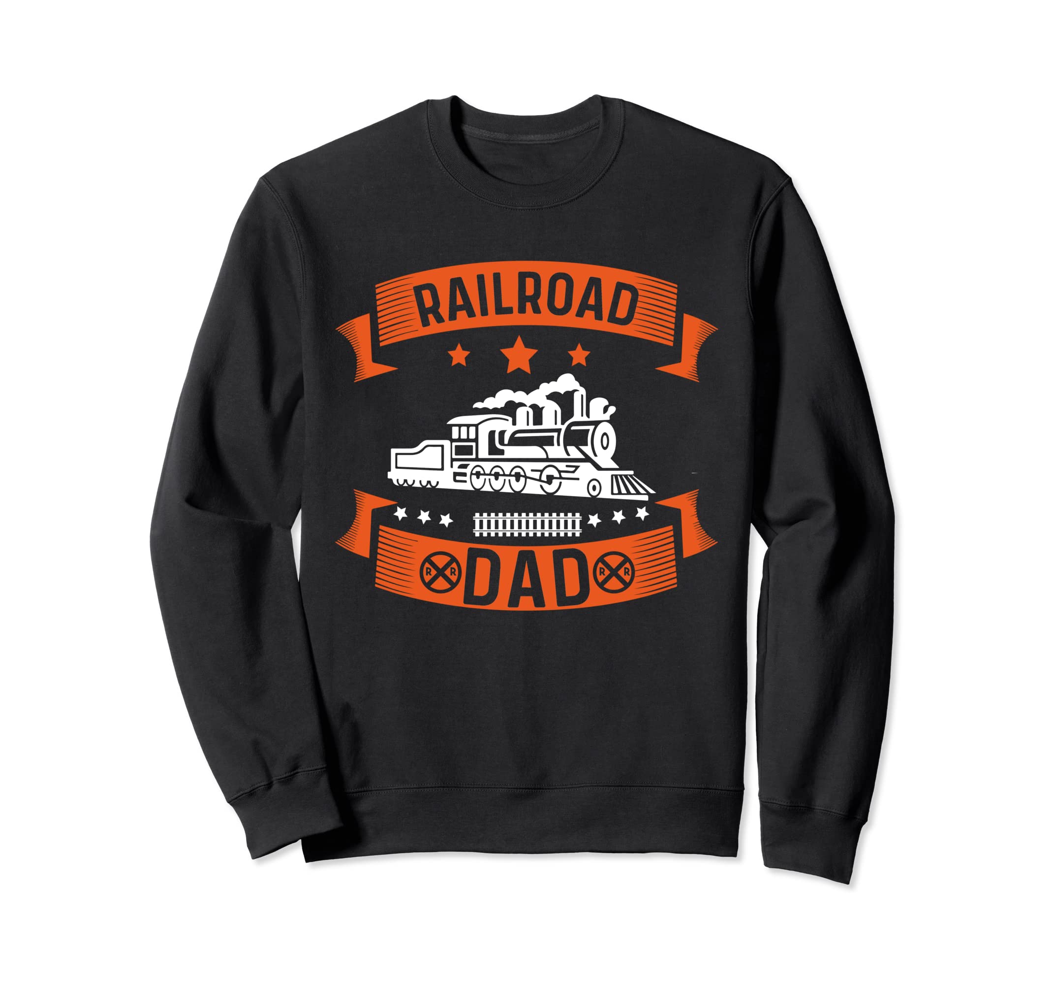 Railroad Dad Model Train Railroad Worker Conductor Engineer Sweatshirt