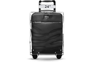 Guardify® Luggage Covers for SuitcaseTsa Approved,24" Clear Luggage Protector Suitcase Cover|Sturdy Transparent & PVC Waterproof Travel Luggage Sleeve |Carry On Luggage Plastic Cover in1 Perfect Fit
