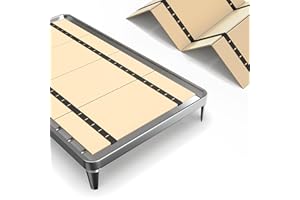 Imperius Heavy Duty Splints, Collapsible Box Spring, Bunkie Board, Bed Support Slats, Underbed, Queen (64x57)