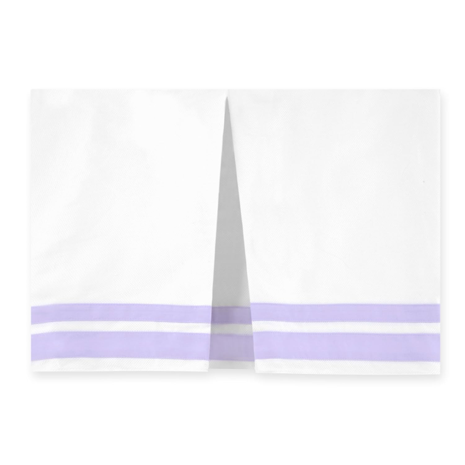 lilac crib skirt