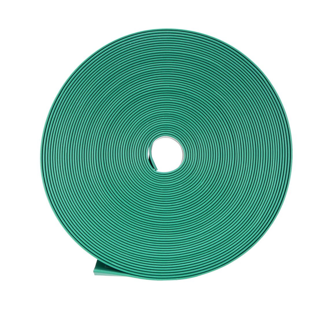 sourcing map Heat Shrink Tubing, 8mm Dia 12.5m m Flat Width 2:1 Heat Shrink Wrap Cable Sleeve Heat shrink Tube 5m Green