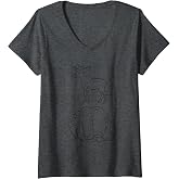 Women's Moose &amp; Knuckles Tee V-Neck T-Shirt