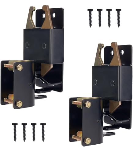 Heavy Duty Double Gate Latch – Padlock-Ready, Rust-Resistant Steel, Fits 1.375" Tubes, For Farm, Commercial, Residential & Driveway Gates
