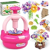 TingingYuli Arts and Crafts Kit for Kids Ages 4-8,Flower Bouquet Toys,DIY Flower Market Toys,Build Your Bouquet,Educational Christmas Birthday Gifts for 3 4 5 6 7 8 9 Year Old Girls-Rose