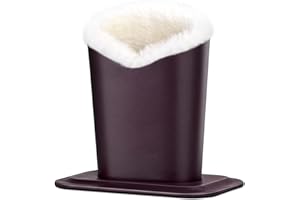 PG6 Plush Fluffy Lined Anti-scratch Eyeglasses Holder Protective Glasses Stand Case