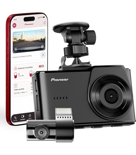 Amazon.com: Pioneer VREC-DH300D 2-Channel Dual Recording 1440p