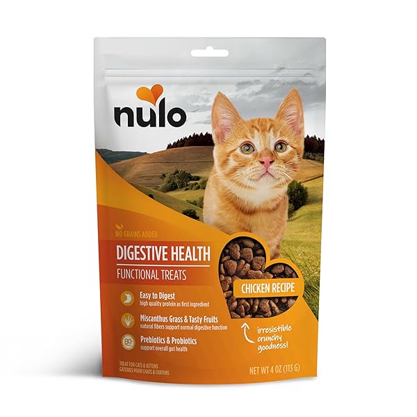 NULO DIGESTIVE HEALTH FUNCTIONAL TREATS GRAIN-FREE WITH BC30...