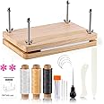 thumbnail image 2 of Eohcofys Book Binding Kit For Beginners - 11.6 X 7.9 Inch Book Press With Binding Tools & Materials 2 of 5