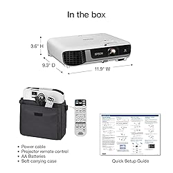 Epson Pro EX7280 3-Chip 3LCD WXGA Projector, 4,000