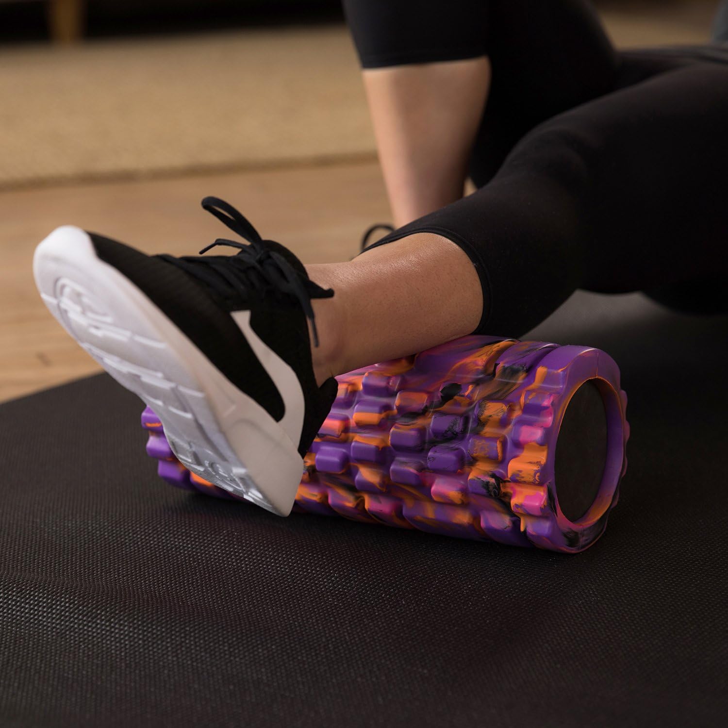 321 STRONG Foam Roller - Medium Density Deep Tissue Massager - Muscle Massage + Myofascial Trigger Point Release - Includes 4K eBook - Sunrise: Sports & Outdoors