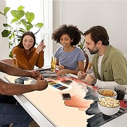 Tabletop Card Playmat with Stitched Edges, 24 x 14