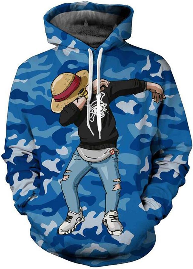 Pullover Anime One Piece Long Sleeve Sweatshirt Hoodies Jacket