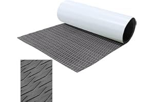 HZshark EVA Foam Boat Decking Sheet Universal DIY Surfboard Traction Pad Non-Slip Grip Mat Trimmable Sheet for Kayak RV Yacht Pool Skateboard Skimboard Step Green Yellow Orange Blue Dark Grey Black