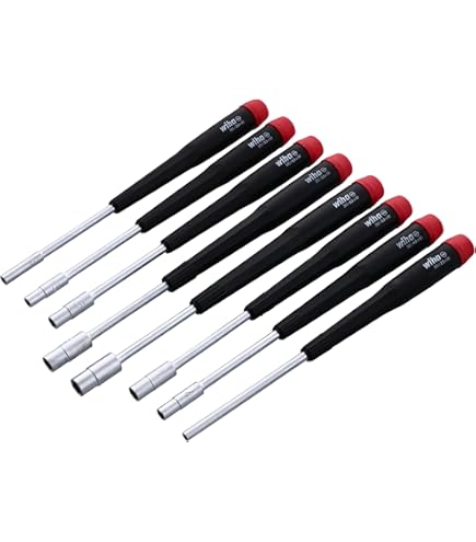 Amazon.com: Wiha 26591 Precision Nut Driver Set, 8 Piece, Inch