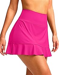 Soothfeel Women's Swim Skirt with Pocket High