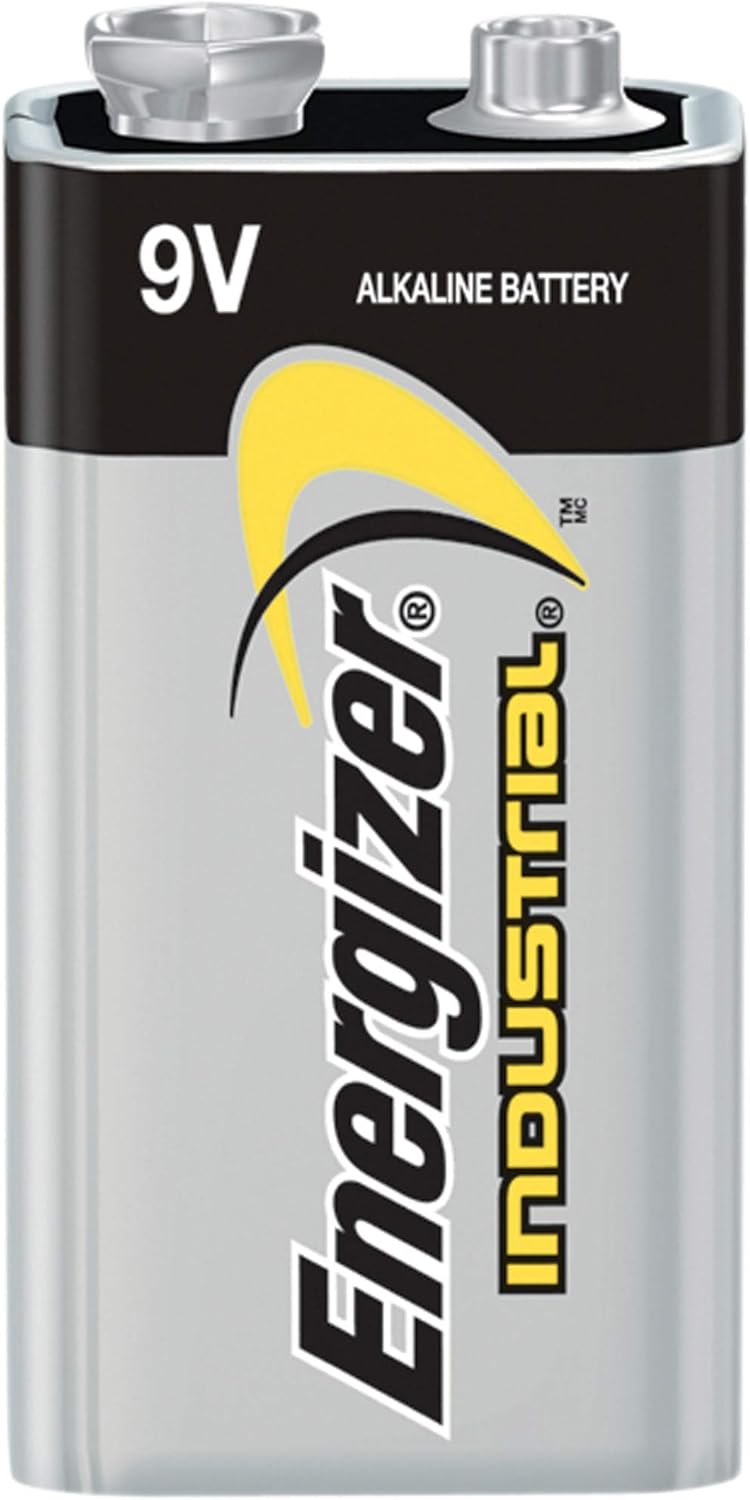 Energizer Industrial 9 Volt Batteries, Alkaline 9v Battery (12 Count): Health & Personal Care