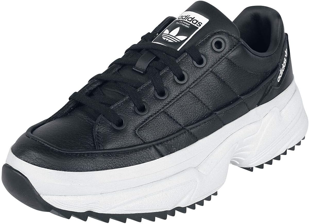 womens black leather adidas trainers