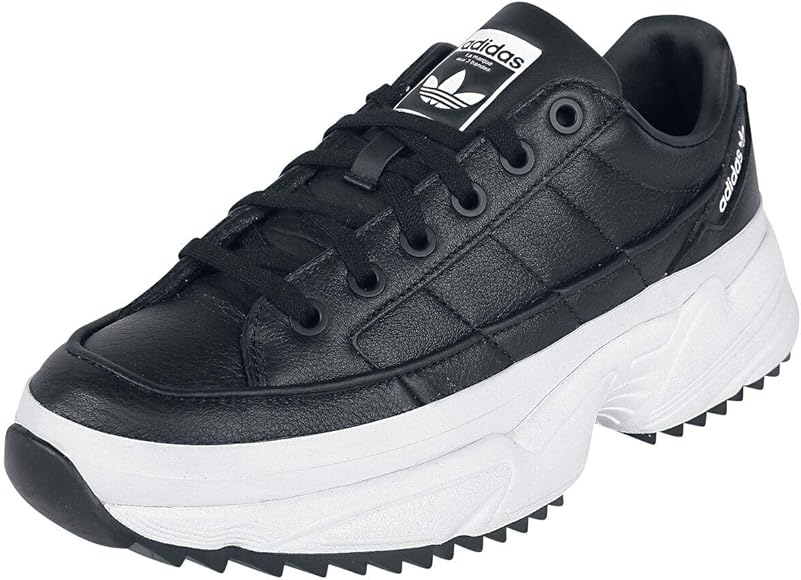 black leather adidas trainers womens
