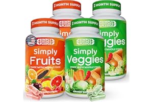 Simply Nature's Pledge - Packed with 42 Different Fruits & Vegetables - 2-Month Supply - Made with Real, Non-GMO Whole Foods - Supports Energy & Overall Wellness - Soy-Free - 360 Capsules
