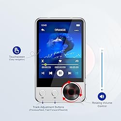 128GB MP3 Player with Boosted Bluetooth 5.3, Music