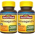 Nature Made Ashwagandha Capsules 125mg for Stress Support, 60 Capsules, 60 Day Supply (Pack of 2)