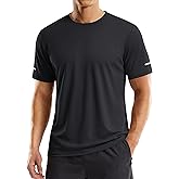 TACVASEN Men's Workout Shirts Short Sleeve Dry Fit Athletic T-Shirts UPF 50+ Running Gym Tshirts Swim Sun Shirt