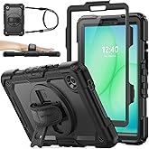 SEYMAC stock Case for Samsung Galaxy Tab A11 8.7'', Full-Body Drop Protection Case with Screen Protector Pencil Holder [360° 