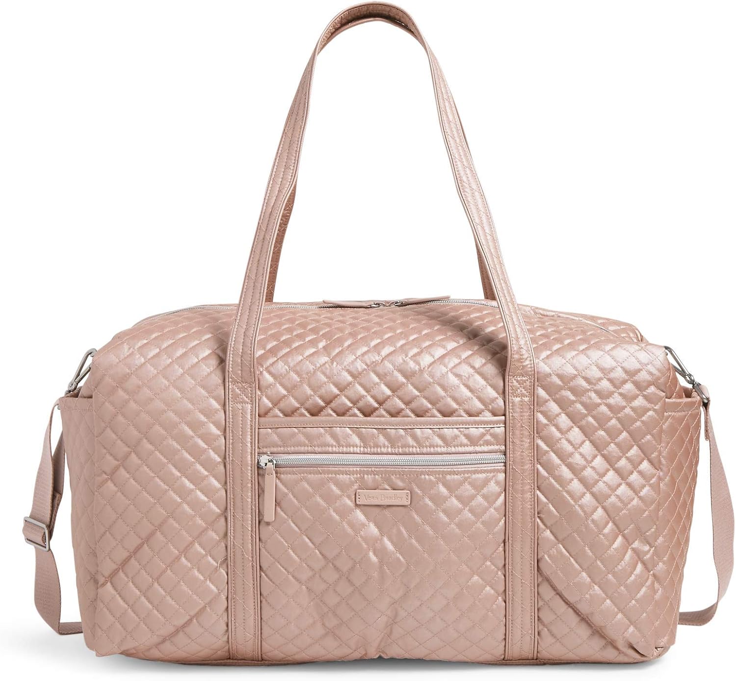 Vera Bradley Women's Large Duffel Travel Bag, Rose Quartz, One Size