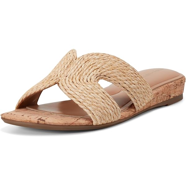 Aerosoles Women's Big Chain Slide Slipper, Tan, 7 For Sale | Las Vegas