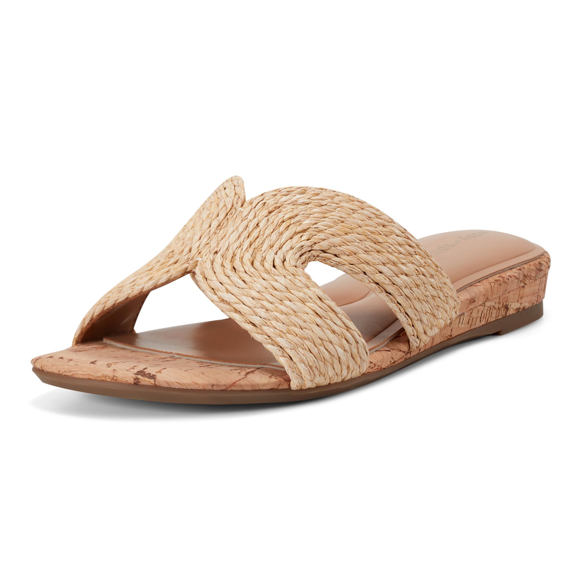 Easy Spirit Women’s Christy2 Slide Sandal, Natural, 9.5
