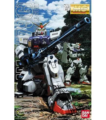 Amazon.com: HGUC RX-78-3 G3 Gundam MSN-02 Jiongu (Char Color