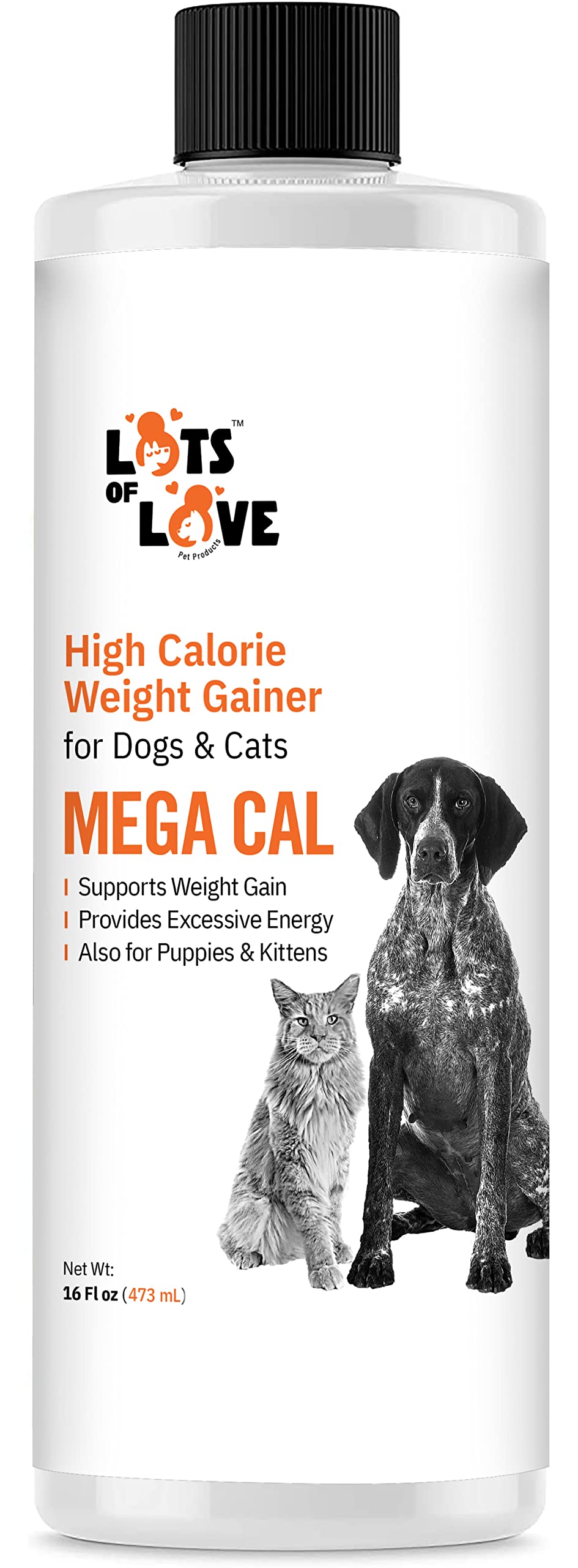 All American Canine Dog Weight Gainer – High Calorie Dog Food Supplement & Protein Powder for Rapid Weight Gain, Mass, and Recovery – Appetite Stimulant – 60 Servings